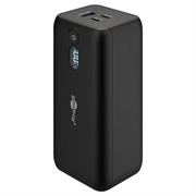 Goobay bærbar strømbank 20000mAh - 65W - svart