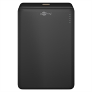 Goobay magnetisk trådløs powerbank 10000mAh - svart