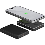 Goobay magnetisk trådløs powerbank 10000mAh - svart