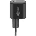 Goobay Nano 45W USB-C PD GaN hurtiglader - svart