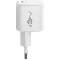 Goobay Nano 45W USB-C PD GaN hurtiglader - hvit