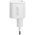 Goobay Nano 45W USB-C PD GaN hurtiglader - hvit