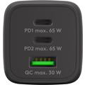 Goobay Nano 65W USB-C PD GaN hurtiglader med flere porter