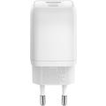 Goobay Nano 65W USB-C PD GaN hurtiglader med flere porter - hvit