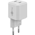 Goobay Nano GaN Dual USB-C PD hurtiglader 35W