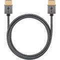 Goobay Plus Slim høyhastighets HDMI-kabel med Ethernet - 2m