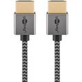Goobay Plus Slim høyhastighets HDMI-kabel med Ethernet - 5m