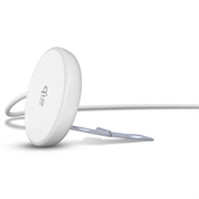 Goobay Qi2.2 25W magnetisk trådløs lader med stativ - hvit