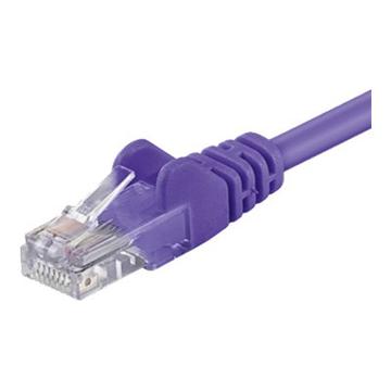 Goobay RJ45 UTP CAT 5e nettverkskabel - 1 m - lilla