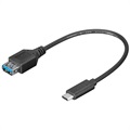 Goobay SuperSpeed USB 3.0 / USB 3.1 Type-C OTG Kabel Adapter - Bulk - Svart