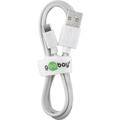 Goobay USB-C-kabel 1 m - USB-C/USB-A - hvit