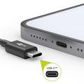 Goobay USB-C-kabel 1 m - USB-C/USB-A - hvit