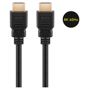 Goobay HDMI-kabel med Ethernet og ultrahøy hastighet - 8K, 5m - svart