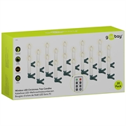 Goobay Trådløse LED-juletrærlys - 20 stk. - Varm hvit