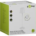 Goobay trådløs LED-bordlampe RGBW med berøringsstyring - 38cm - hvit