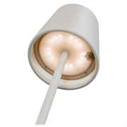 Goobay trådløs LED-bordlampe RGBW med berøringskontroll - hvit