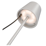 Goobay trådløs LED-bordlampe RGBW med berøringskontroll - hvit