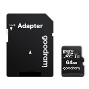 GoodRam MicroSDHC minnekort M1AA-0640R12 - Klasse 10