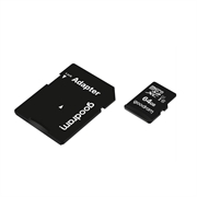 GoodRam MicroSDHC minnekort M1AA-0640R12 - Klasse 10 - 64GB