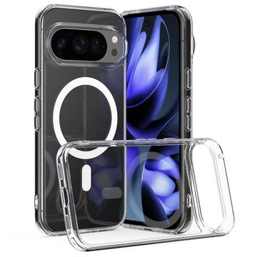 Google Pixel 10 Pro Hybrid-deksel - MagSafe-kompatibel - Gjennomsiktig