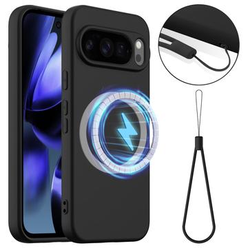 Google Pixel 10 Pro XL Liquid Silikondeksel - MagSafe-kompatibel - Svart