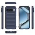Google Pixel 10/10 Pro Rugged TPU-deksel - Mørkeblå