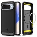 Google Pixel 10/10 Pro Spigen Rugged Armor Mag TPU-deksel - Svart