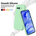 Google Pixel 10a Flytende silikon-deksel med håndstropp - grønn