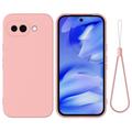 Google Pixel 10a Flytende silikon-deksel med håndstropp