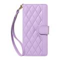Google Pixel 10a Luksuriøst Vattert Lommeboketui - lilla