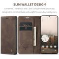 Google Pixel 11/11 Pro Caseme 013 Series Lommebok-deksel - Kaffe