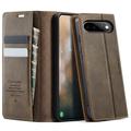 Google Pixel 11/11 Pro Caseme 033 Lommebok-etui med kalvestruktur og RFID-blokkering - Kaffe