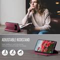 Google Pixel 11/11 Pro Caseme 033 Lommebok-etui med kalvestruktur og RFID-blokkering - rød