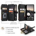 Google Pixel 11/11 Pro Caseme C30 Multifunksjonell Lommebok-deksel - Svart