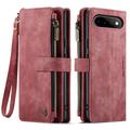 Google Pixel 11/11 Pro Caseme C30 Multifunksjonell Lommebok-deksel - Rød