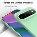 Google Pixel 11 Flytende silikon-deksel med håndstropp - grønn