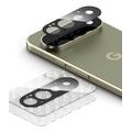 Google Pixel 11 Pro Ringke Heldekkende kameralinsebeskytter - 2 stk. - Svart