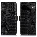Google Pixel 11 Pro Crocodile Series Lommebok-deksel i Lær med RFID