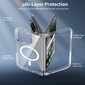 Google Pixel 11 Pro Fold Hybrid-deksel - MagSafe-kompatibel - Gjennomsiktig