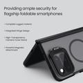 Google Pixel 11 Pro Fold Nillkin Super Frosted Shield Prop Hybrid-deksel - Gjennomsiktig svart