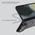 Google Pixel 11 Pro Fold Nillkin Super Frosted Shield Prop Hybrid-deksel - Gjennomsiktig svart