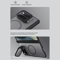 Google Pixel 11 Pro Fold Nillkin Super Frosted Shield Prop Hybrid-deksel - Gjennomsiktig svart