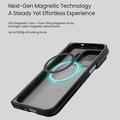 Google Pixel 11 Pro Fold Nillkin Super Frosted Shield Prop Hybrid-deksel - Gjennomsiktig svart