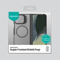 Google Pixel 11 Pro Fold Nillkin Super Frosted Shield Prop Hybrid-deksel - Gjennomsiktig svart