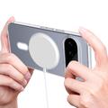 Google Pixel 11 Pro Hybrid-deksel - MagSafe-kompatibel - Gjennomsiktig