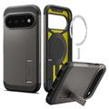 Google Pixel 11 Pro Spigen Tough Armor Mag-deksel - Våpenmetall