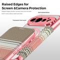 Google Pixel 11 Pro Stilig magnetisk flipp-deksel med RFID-kortspor - rosa