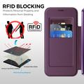 Google Pixel 11 Pro Stilig magnetisk flipp-deksel med RFID-kortspor - lilla
