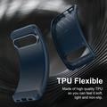 Google Pixel 11 Pro XL Børstet TPU-deksel - karbonfiber - blå