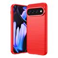Google Pixel 11 Pro XL børstet TPU-deksel - karbonfiber